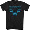 Weezer Rock Band Logo & Lyrics Front & Back Print Adult Short Sleeve T Shirts