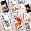 Watercolor Painting The Fox Case For Realme GT 6 6T GT 7 Pro C75 C67 C61 C55 C53 C51 C21Y C25S 10 11 12 13 14 Pro Plus