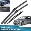 For BMW 3 Series M3 Touring Estate E46 1998-2006 Wiper Front&Rear Wiper Blades Windshield Windscreen Window Brushes 22"+20"+12