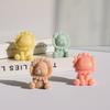 1pc Cute Lion Silicone Candle Mold Handmade 3D Sitting Lion King Animal Soap Paste Resin Cement Casting Mold