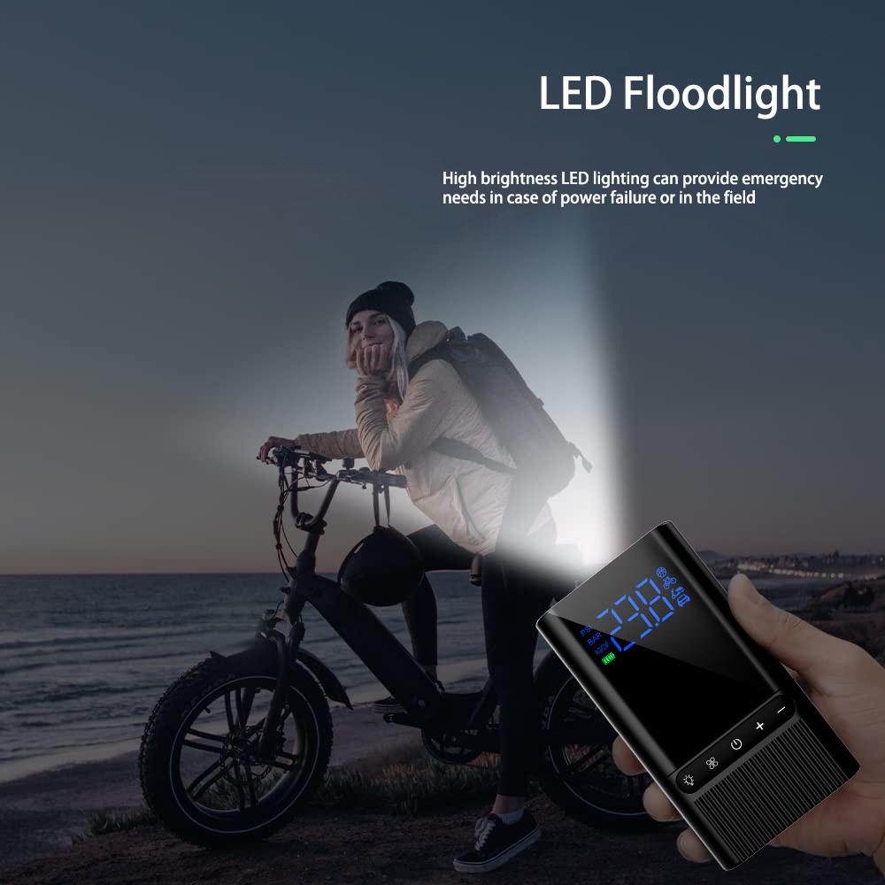 150 PSI Mini Air Pump Wireless Air Electric Tire Inflator Car Bike Rechargeable