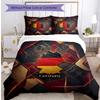 Germany Football Printed Bedding 3 Piece Set Cozy Breathable Bed Cover Set As Housewarming Holiday Gift