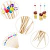 Approximately 190 Stylish Bamboo Cocktail Picks, Toothpicks, Cocktail Pins, Fruit Picks, Disposable Fruit, Hors D'oeuvres, Pinchos, Cake Toppers, Cock
