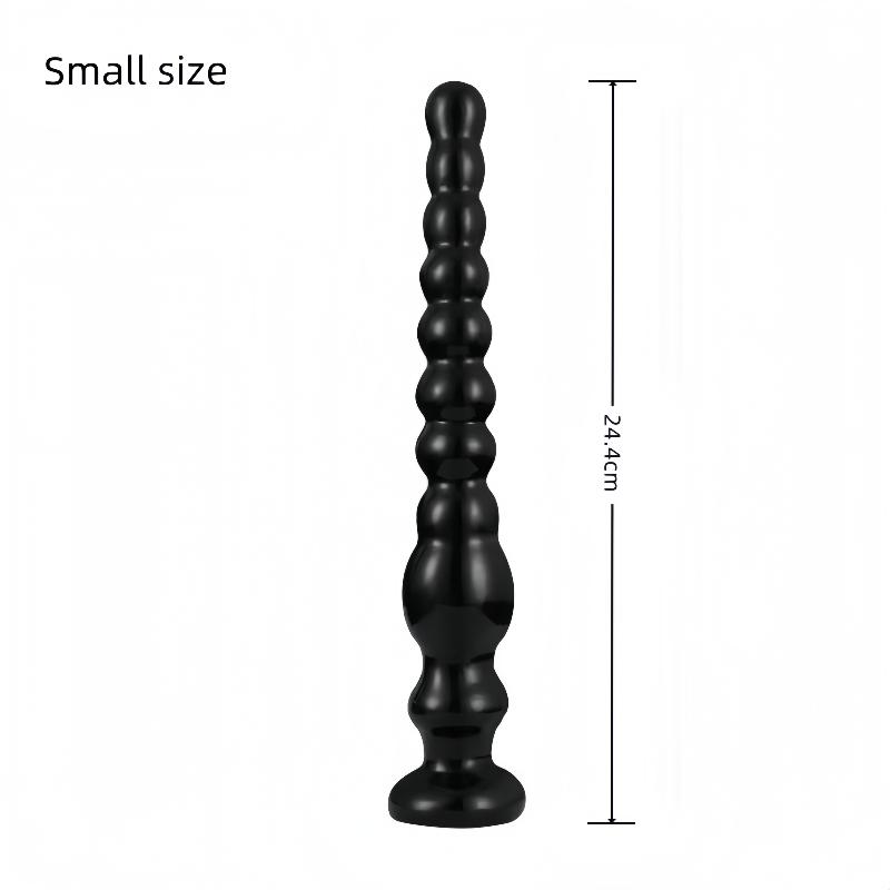 Long Anal Bead Plug Anal Stimulator with Suction Cup Prostate Massager Female Vaginal Stimulation Dildo Erotic Adult Products