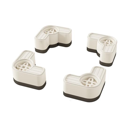 

Yousheng 4 шт. Антивибрационные подкладки для стиральной машины, шумопоглощающие ножки, противоскользящие L-образные подкладки для сушильной машины, холодильника, мебели, кровати, стола Single Layer