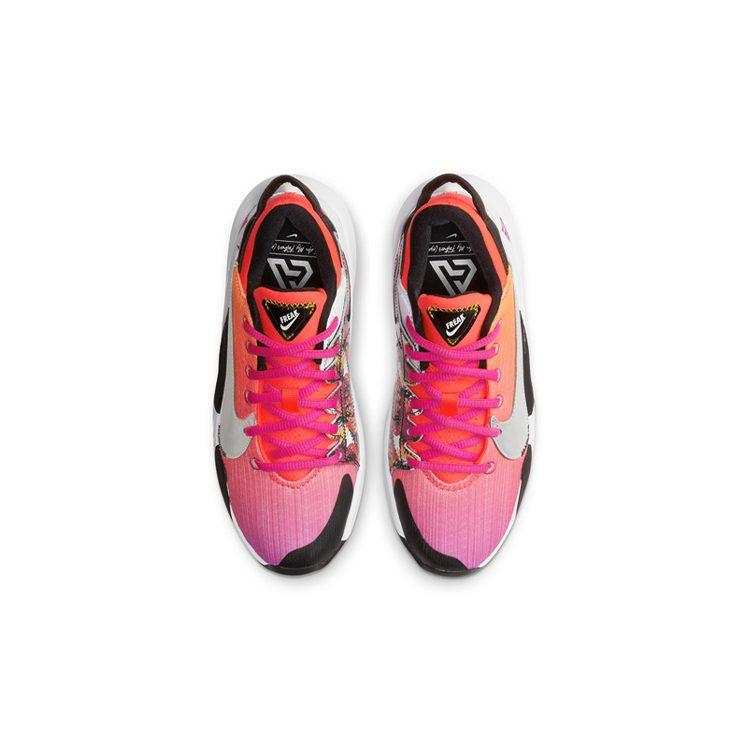 Nike Zoom Freak 2 Bright Crimson Fire Pink GS CT4592-600