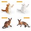 Lifelike Realistic Pet Figurines PVC Cat Action Figures Cute Simulation Pet  Car Decoration