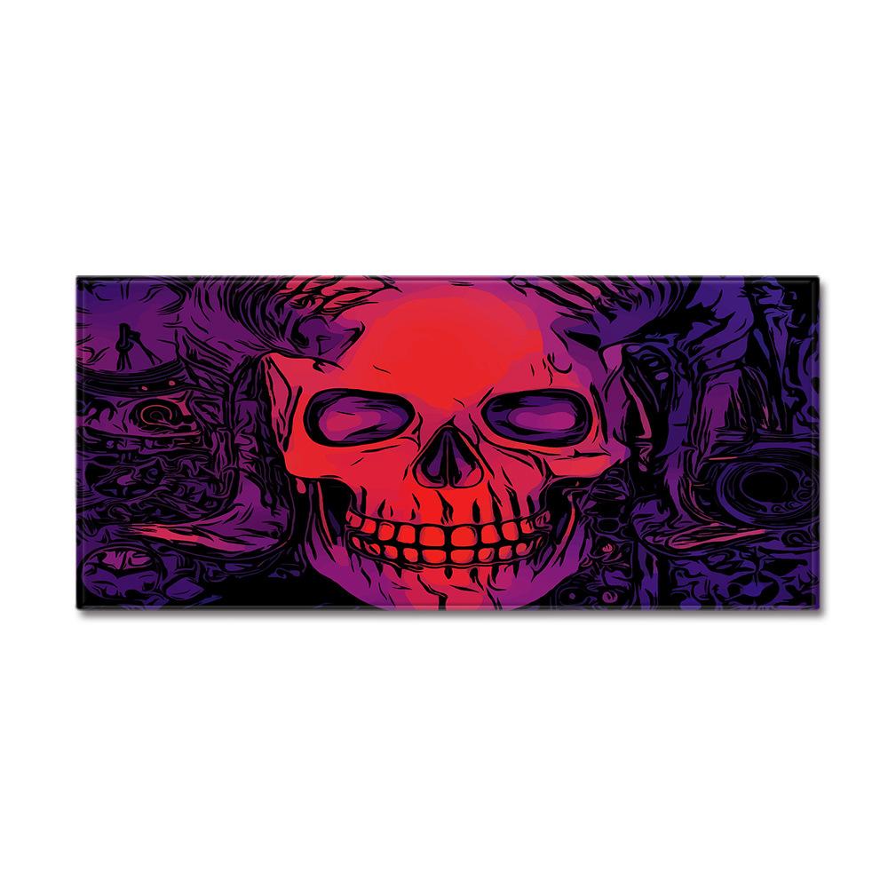 Creative Skeleton Door Mat Kitchen Long Bedroom Floor Mat Living Room Carpet Bathroom Non-Slip Mat