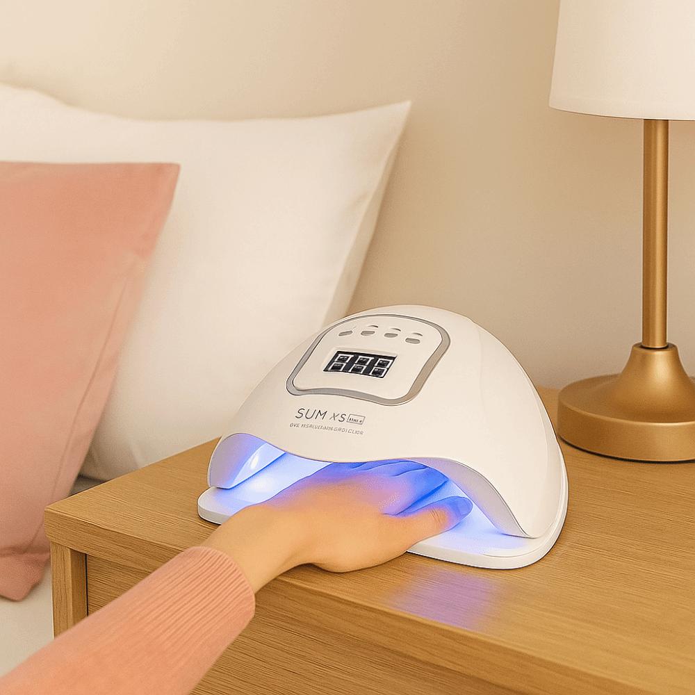 Dual Light Source Nail UV LED Lamp Fast-Drying Nail Sensor Lamp Portable Gel Nail Dryer  Home