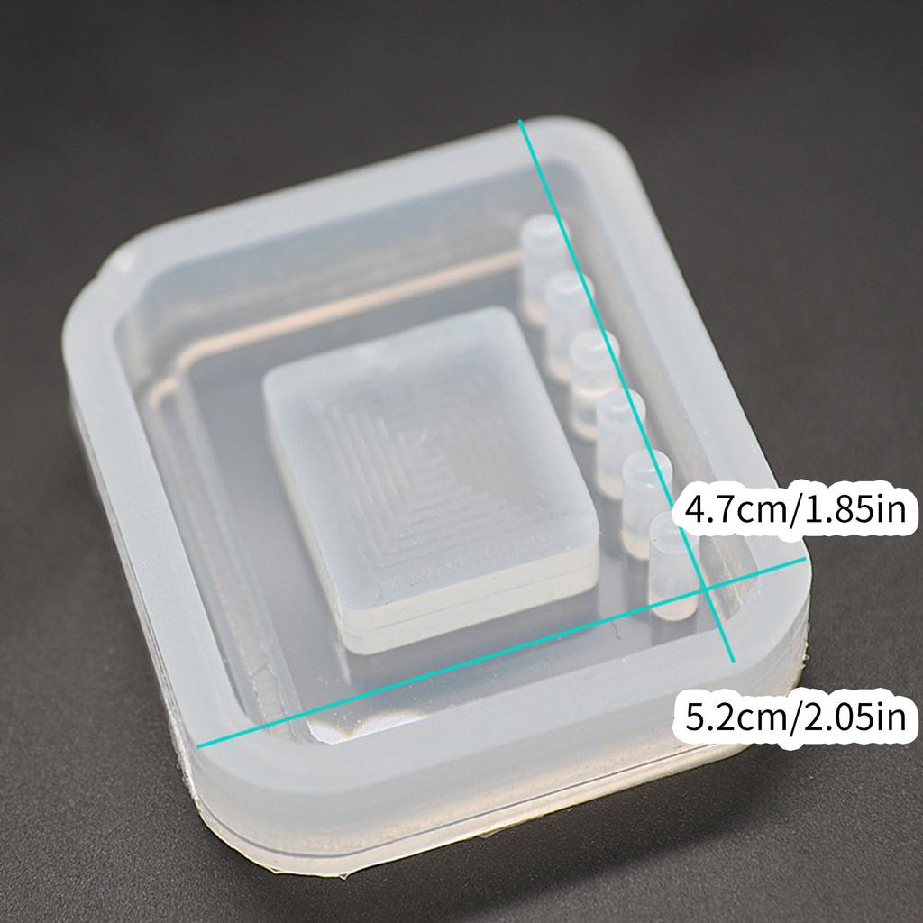 Resin Shaker Molds Quicksand Notebook Silicone Molds for DIY Pendant Crafts Jewelry Keychains Shaker Epoxy Mold Art