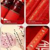 Retro Chinese Style Handwritten Engagement Scroll