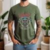 2026 Summer 100 Cotton Vikings Valhalla Graphic Oversized Tee Viking Valhalla Skull Norse Mythology Themed Short Sleeve