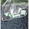 5Pcs Disposable Transparent Bicycle Cover, Mountain Bike Rain Cover, Motorcycle Transparent Rain Cover, All-round Coverage