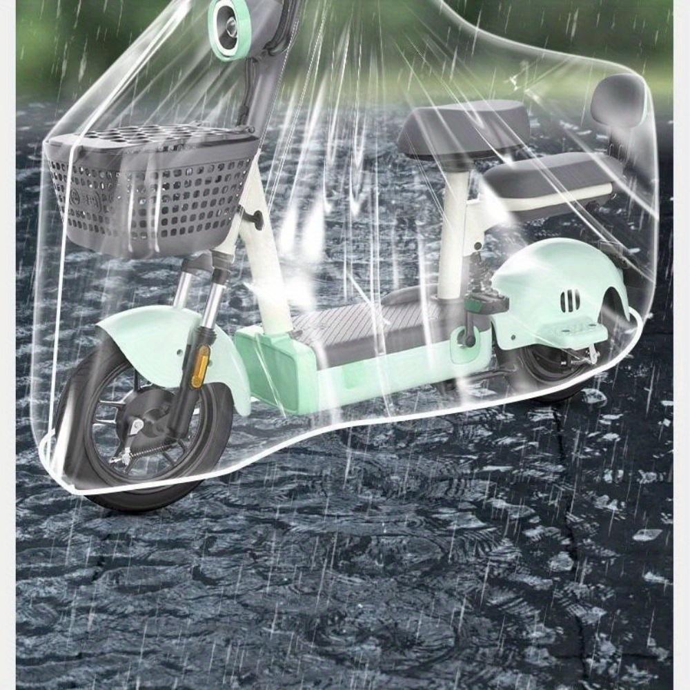 5Pcs Disposable Transparent Bicycle Cover, Mountain Bike Rain Cover, Motorcycle Transparent Rain Cover, All-round Coverage
