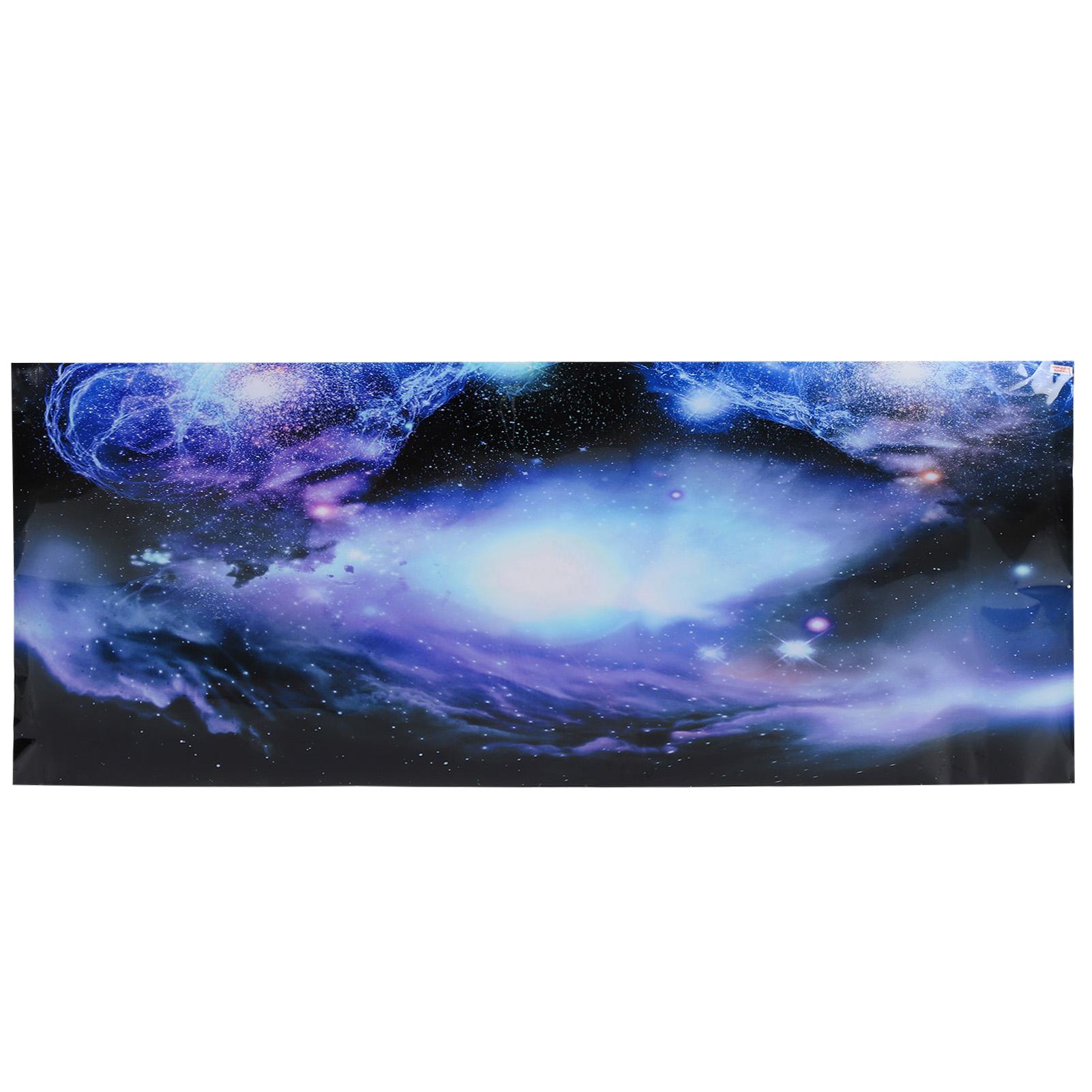 

Aquarium Landscape Sticker Poster PVC Fish Tank Painting Sticker Universe Stars Decor