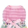 Pet Dog Dress Floral Lace Bow Skirt Teddy French Bulldog Cat Print Costume