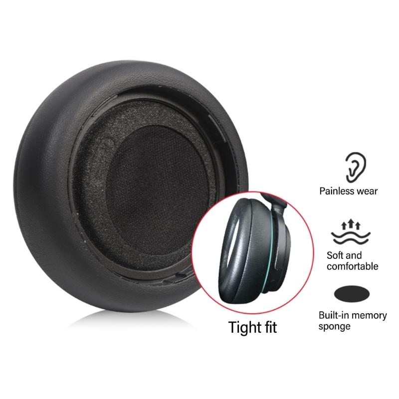 Soft Foam Ear Pad Ear Cushions Compatible for Headphones 1/2 High Density Noise Isolation Earmuff Ear Cover