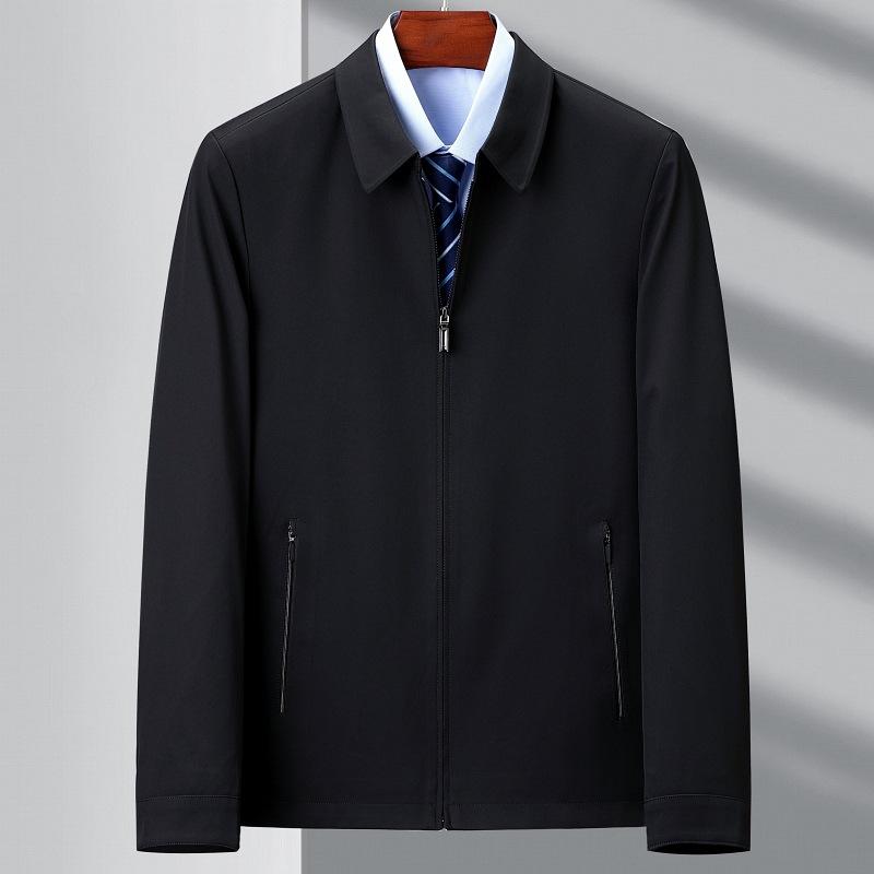 

Новые весенне-осенние куртки для мужчин, ветрозащитные и теплые, куртки для мужчин среднего и пожилого возраста, деловая повседневная одежда для папы, тонкие куртки-топы 200