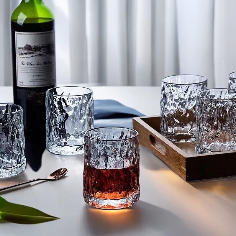 

Lead-Free Glacier Pattern Whiskey Glass Set (4-Pack)