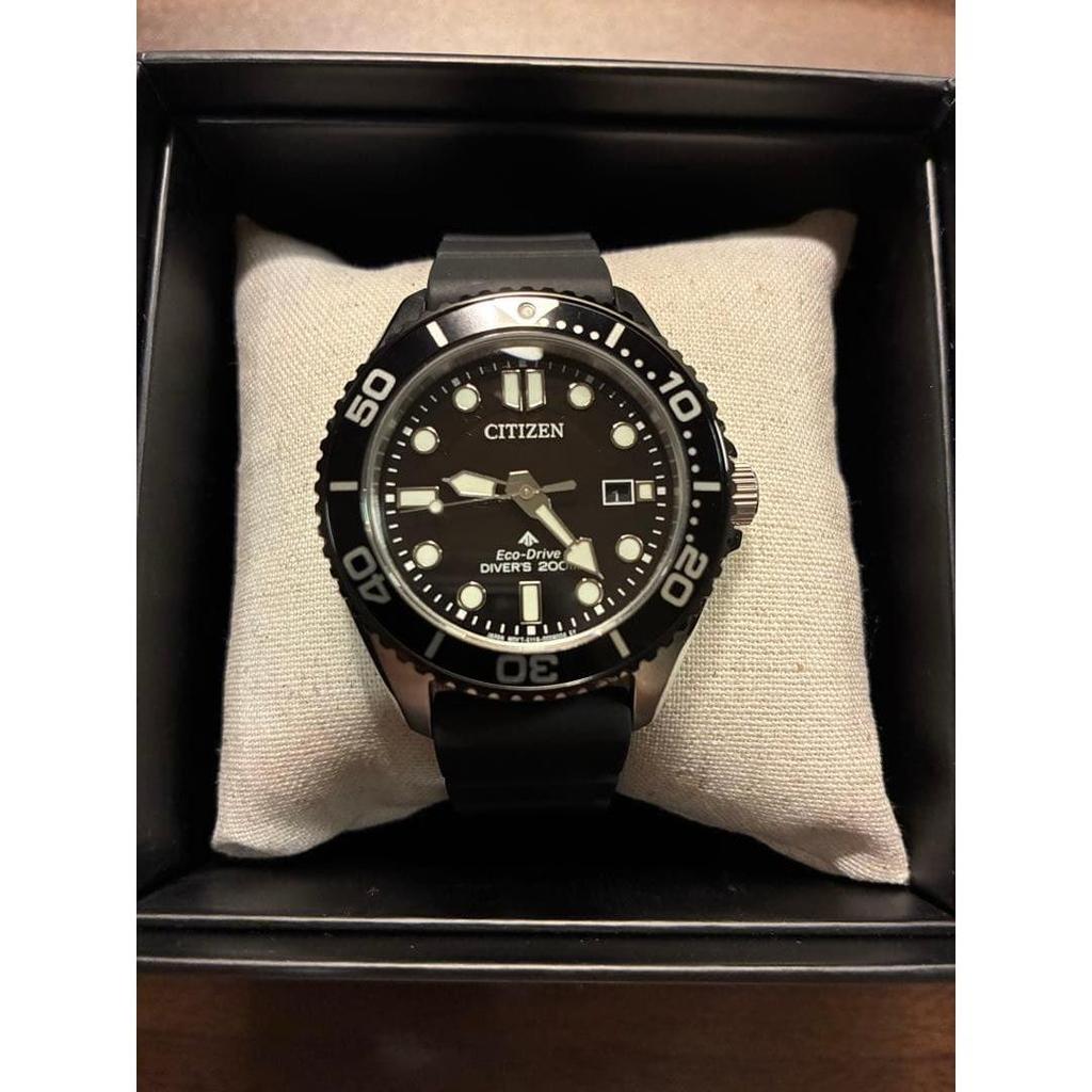 Used CITIZEN BN0266-07E Divers 200m Watch