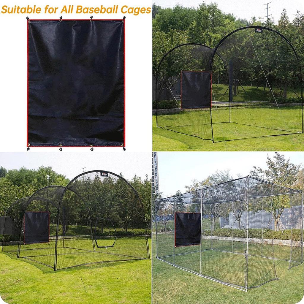 Training Baseball Pitching Backstop Batting Cage Backstop Softball Pitching Targets for Outdoor Pitching Enduring