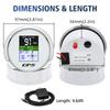 85mm Digital GPS Speedometer For Car Truck Boat Motorcycle Speed Gauge with GPS Antenna Odometer Trip MPH Knots Km/h TFT Screen