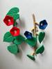 Magneti per Frigorifero Campanula Stampati 3D, Magneti per Frigorifero Edera Decorazione Pianta Decorazione Casa Combinazione