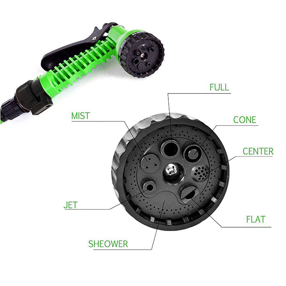 Multifunctional Plastic Garden Sprinkler Gun: Flower, Vegetable Watering & Car Wash Nozzle