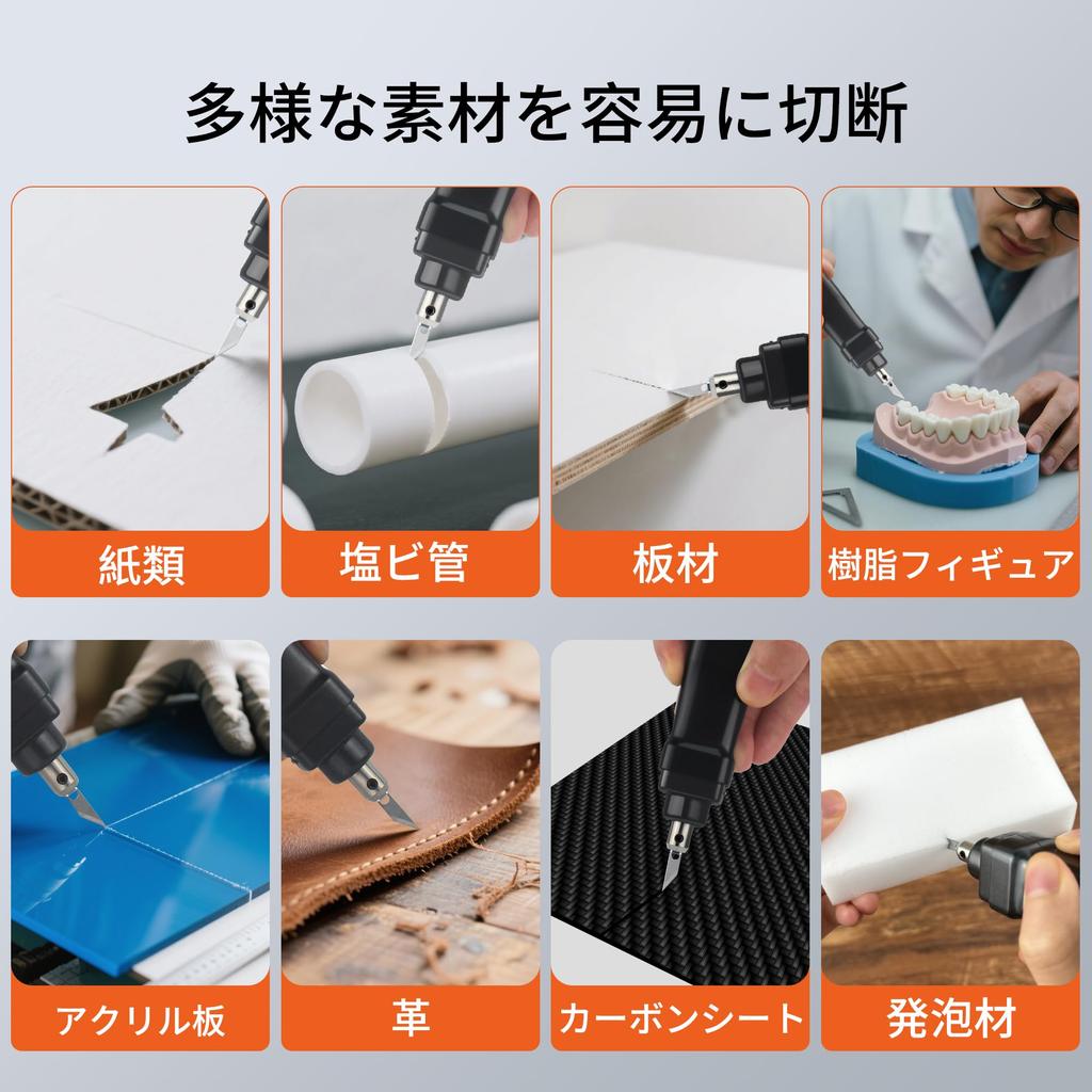 RIMOVANS Ultrasoon 40 Vervangingshandleiding voor Plastic Runner 3D Geprint Koolstof 30 Handige Snijder, 40KHz, Zwart, Mesjes, Inbegrepen, Modellen,