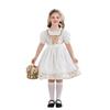 Prairie Colony Kids Costume Oktoberfest Maid Costume Pastoral Girls Lolita Farm Dirndl Dress