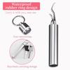 8pcs/set Stainless Steel Toothpicking Tool Silver Floss Needle Dental Needle  Cleaning Oral Care