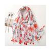 Design Brand Women Scarf Fashion Print Cotton Warm Shawl Muslim Scarves Hijabs Lady Pashmina Bandana Tassel Beach Shawls Foulard