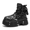 Men's Boots Four Seasons Thick-soled High-top Boots Fashion Joker Plus Size Tide Boots Anti-slip Comfort Youth Casual Work Boots