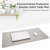 1 tapis de protection de bureau de grande taille 600 x 300 mm en cuir PU, tapis de souris étanche pour clavier de bureau, tapis de souris de jeu