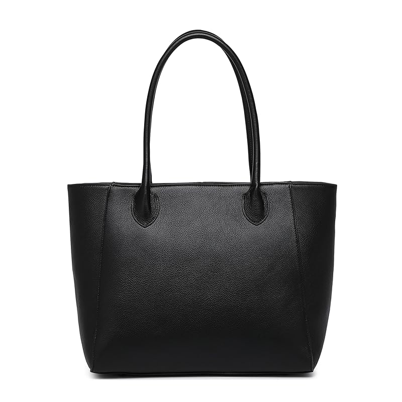 

[Guscio Leather] Fine quality genuine leather tote bag unisex ladies men s large capacity A4 / 14 inch PC storage commuting bag Shoulder bag simple