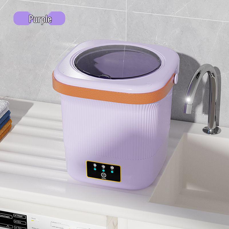 Compact Large-Capacity Mini Washing Machine for Dorms and Household Underwear Laundry