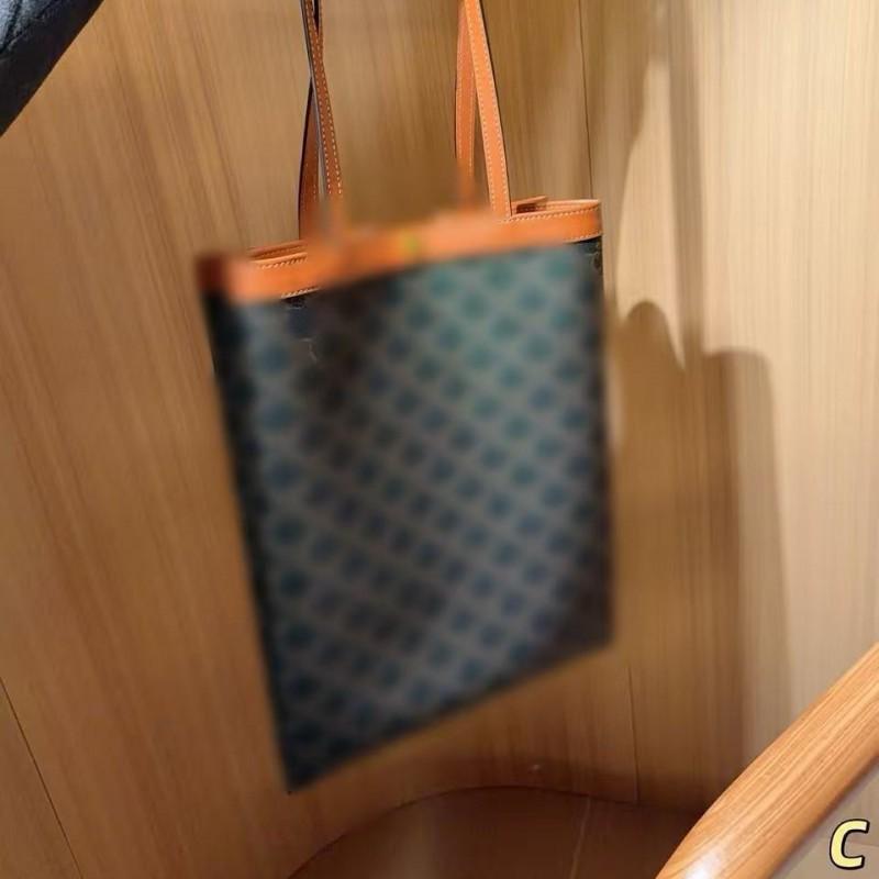 Flache Shopper-Tasche im Vintage-Stil für Damen, große Schulterhandtasche mit Reißverschlussfach 28x33cm