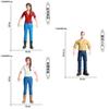 Realistic Farm And Ranch Plastic Figurine Set Detailed Farmer Models