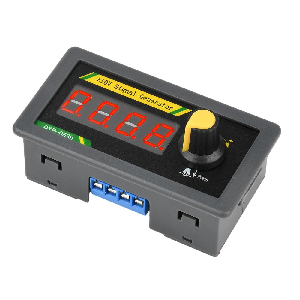 DC 7-28V Four Digit Digital Voltage Source Analog Signal Generator PLC DAC Analog Output Adjustable ± 10V+5V/0-10V