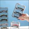 Practical Plastic Model Car Box Transparent 1:64 Diecast Car Display Box Stackable Dustproof Car Toys Case for Hot Wheels MiniGT