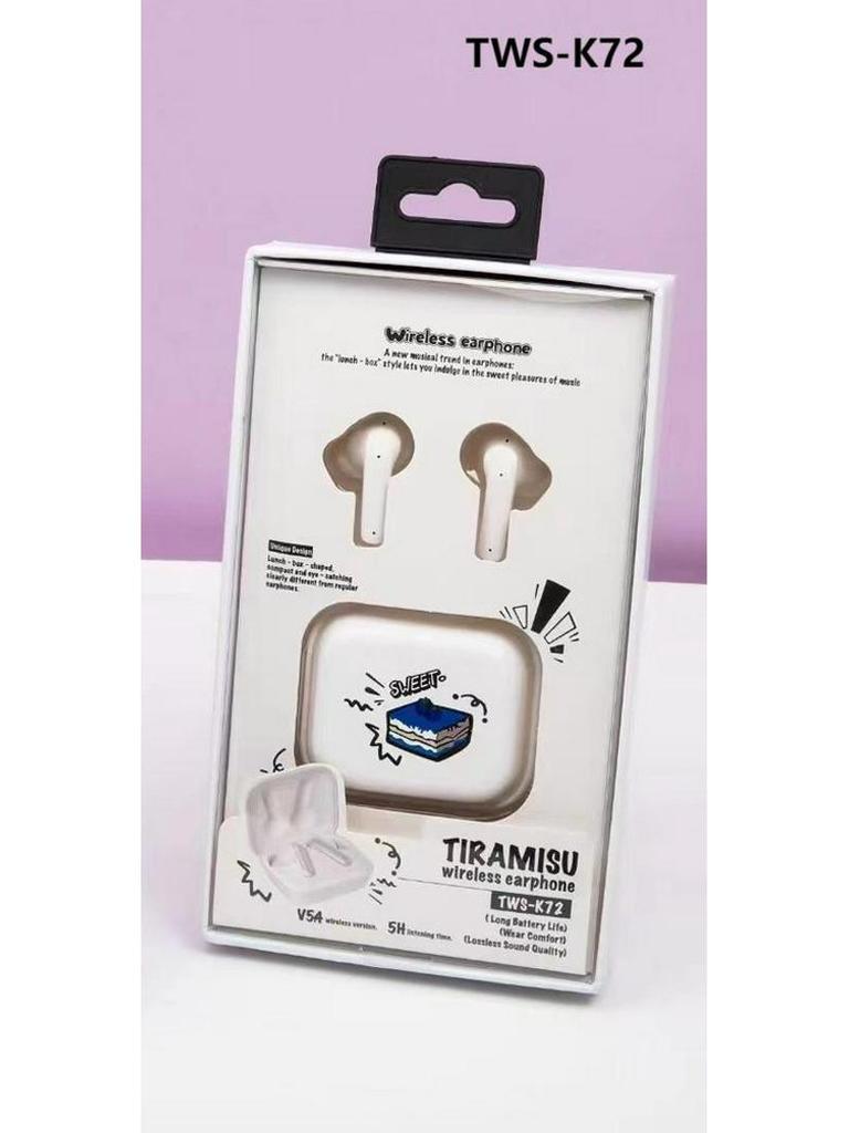 2025 TWS-K72 Bluetooth 5.4 Earbuds: Long Battery Life, Stereo In-Ear Wireless Sound