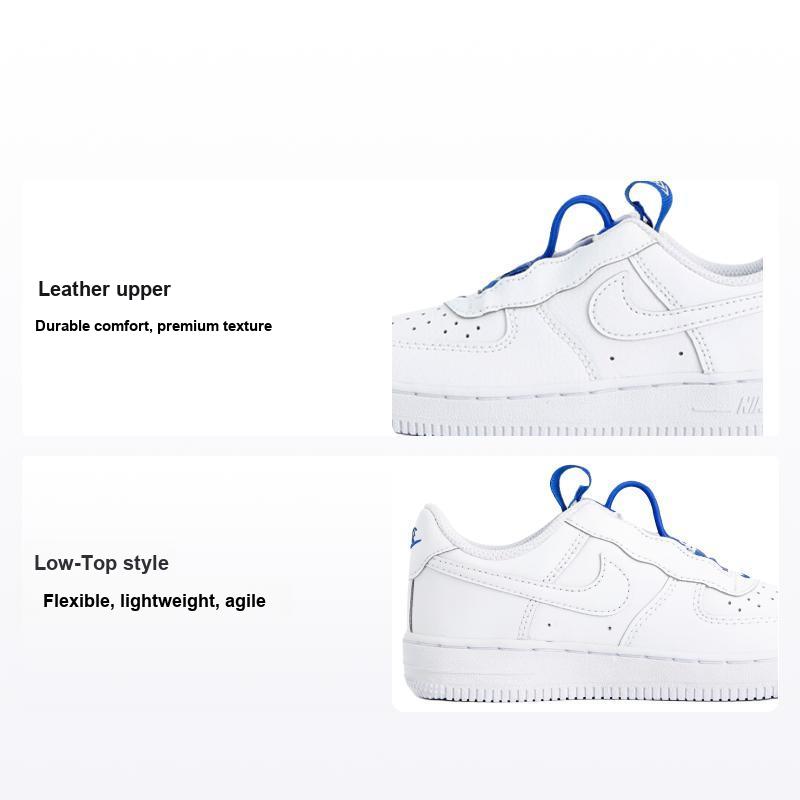 Nike Force 1 Toggle PS White Hyper Royal Kids Sneakers CU5287-100