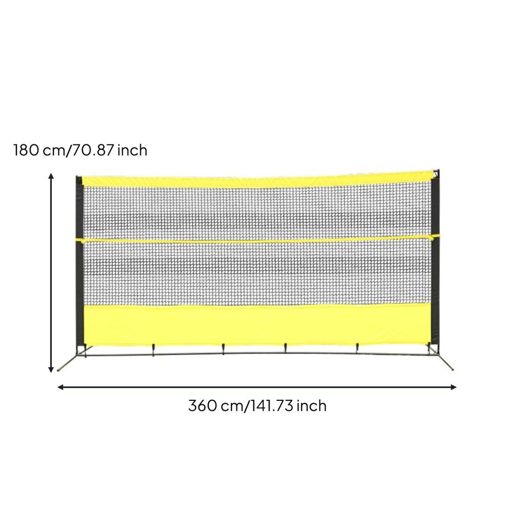 Tennis Comeback Net with Bag Solo Practice Training Portable