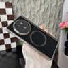 For VIVO X Fold 5 Case Luxury PU Double Hinge Magnetic Wireless Charging Protective Back Cover Case For VIVO X Fold5 Phone Shell