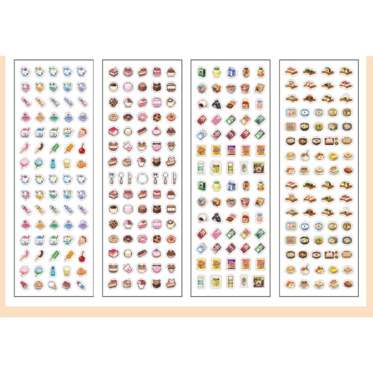 Decorative Sticker DIY Craft Sticker Waterproof Featuring Pixels Art for Artistic Notebooks and Nail Designs Easy Apply
