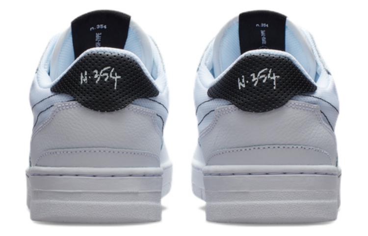 Nike Squash Type Low Tops Casual Skateboarding Shoes White Black CT2922-100