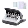 6 Hole Punch 5.5mm Hole Diameter 6mm Feed Depth Loose Leaf Paper Puncher for   B5   Notebook Journal Gray