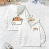 Hoodie Capybara Jacket Kids Boys Girls Zipper Autumn Trendy Animal Cartoon Sweatshirts