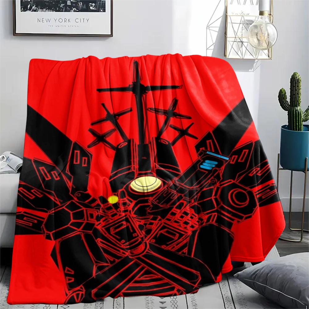 1PC ULTRAKILL Print Flannel Blanket, High Quality Comfortable for All Seasons, Home Decor, Warmth and Comfort, Perfect for Christmas Gifts