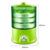 220V 50Hz Double Layer Green Automatic Bean Sprouts Machine Multifunctional Homemade Sprout